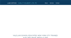 Desktop Screenshot of colbertlaw.com